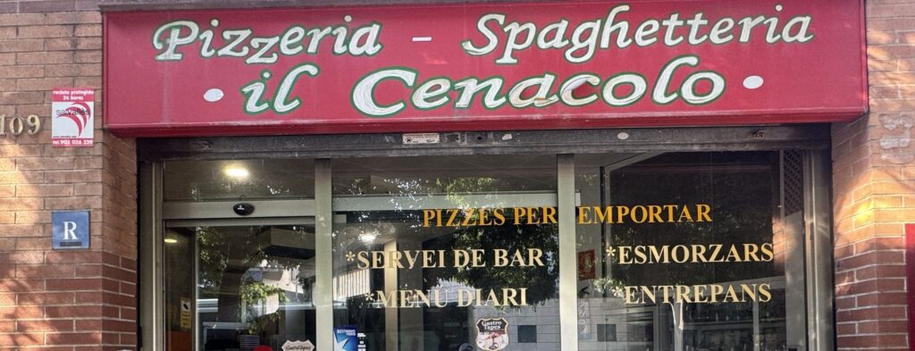 Fachada de Pizzeria Il Cenacolo en Granollers